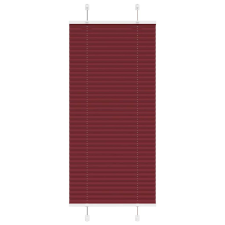 vidaXL pliszírozott redőny Bordeaux piros 55x100 cm Szövetszélesség lakástextília