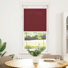 vidaXL pliszírozott redőny Bordeaux piros 65x150 cm szövetszélesség (4015238) lakástextília