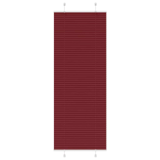 vidaXL pliszírozott redőny Bordeaux piros 70x200 cm szövetszélesség redőny