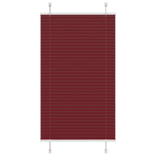 vidaXL pliszírozott redőny Bordeaux piros 75x150 cm Szövetszélesség redőny
