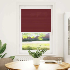 vidaXL pliszírozott redőny Bordeaux piros 80x150 cm szövetszélesség (4015241) lakástextília