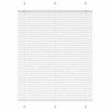 vidaXL pliszírozott redőny Fehér 105x100cm szövetszélesség 104,4cm redőny