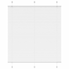 vidaXL pliszírozott redőny Fehér 115x150cm szövetszélesség 114,4cm lakástextília