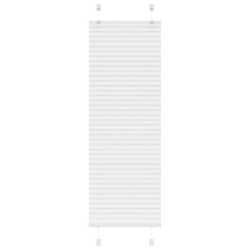 vidaXL pliszírozott redőny Fehér 40x100 cm szövetszélesség 39,4 cm redőny