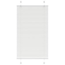vidaXL pliszírozott redőny Fehér 80x100 cm szövetszélesség 79,4 cm lakástextília