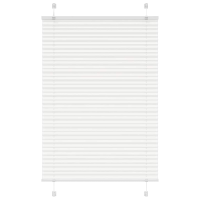 vidaXL pliszírozott redőny Fehér 85x100 cm szövetszélesség 84,4 cm redőny
