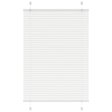 vidaXL pliszírozott redőny Fehér 90x150 cm szövetszélesség 89,4 cm redőny