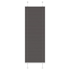 vidaXL pliszírozott redőny fekete 40x100 cm szövetszélesség 39,4 cm lakástextília