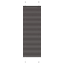 vidaXL pliszírozott redőny fekete 40x150 cm szövetszélesség 39,4 cm redőny
