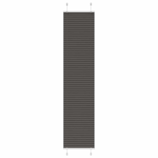 vidaXL pliszírozott redőny fekete 40x200 cm szövetszélesség 39,4 cm lakástextília