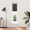 vidaXL pliszírozott redőny fekete 50x200 cm szövetszélesség 49,4 cm (4015150)