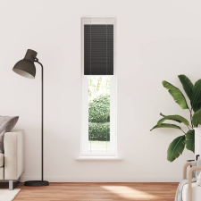 vidaXL pliszírozott redőny fekete 50x200 cm szövetszélesség 49,4 cm (4015150) redőny