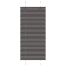 vidaXL pliszírozott redőny fekete 60x100 cm szövetszélesség 59,4 cm redőny