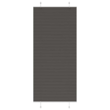 vidaXL pliszírozott redőny fekete 85x200 cm szövetszélesség 84,4 cm redőny
