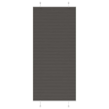 vidaXL pliszírozott redőny fekete 90x200 cm szövetszélesség 89,4 cm redőny