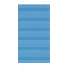 vidaXL pliszírozott redőny kék 110x200 cm szövetszélesség 109,4 cm lakástextília
