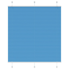 vidaXL pliszírozott redőny kék 115x150 cm szövetszélesség 114,4 cm redőny