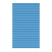 vidaXL pliszírozott redőny kék 115x200 cm szövetszélesség 114,4 cm lakástextília