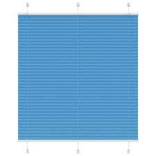 vidaXL pliszírozott redőny kék 120x150 cm szövetszélesség 119,4 cm redőny