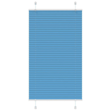 vidaXL pliszírozott redőny kék 75x150 cm szövetszélesség 74,4 cm lakástextília