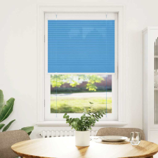 vidaXL pliszírozott redőny kék 80x150 cm szövetszélesség 79,4 cm (4015190) lakástextília