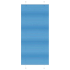 vidaXL pliszírozott redőny kék 90x200 cm szövetszélesség 89,4 cm lakástextília