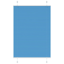vidaXL pliszírozott redőny kék 95x100 cm szövetszélesség 94,4 cm lakástextília