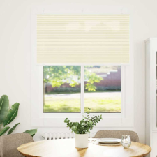 vidaXL pliszírozott redőny krém 105x150 cm Szövetszélesség 104,4 cm (4015297) lakástextília