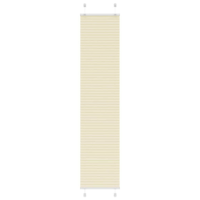 vidaXL pliszírozott redőny krém 45x200 cm szövetszélesség 44,4 cm lakástextília