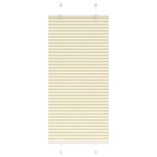 vidaXL pliszírozott redőny krém 60x100 cm szövetszélesség 59,4 cm lakástextília