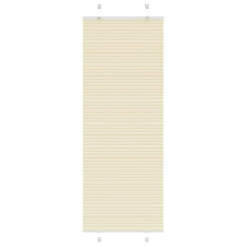vidaXL pliszírozott redőny krém 70x200 cm szövetszélesség 69,4 cm redőny