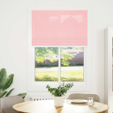 vidaXL pliszírozott redőny rózsaszín 100x100 cm szövetszélesség 99,4cm (4015432) lakástextília