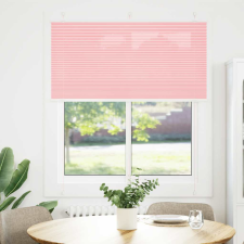 vidaXL pliszírozott redőny rózsaszín 120x100cm szövetszélesség 119,4cm (4015436) lakástextília