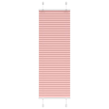 vidaXL pliszírozott redőny rózsaszín 45x100 cm szövetszélesség 44,4 cm redőny