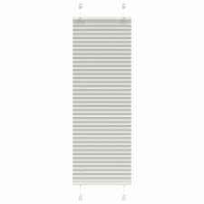 vidaXL pliszírozott redőny világosszürke 40x150 cm szövetszélesség lakástextília