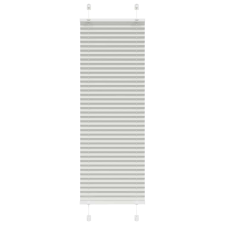 vidaXL pliszírozott redőny világosszürke 45x150 cm szövetszélesség redőny