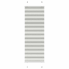 vidaXL pliszírozott redőny világosszürke 50x150 cm szövetszélesség redőny