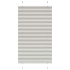 vidaXL pliszírozott redőny világosszürke 80x100 cm szövetszélesség redőny