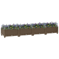vidaXL polipropilén magaságyás 160 x 40 x 23 cm kerti tárolás