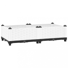 vidaXL polipropilén magaságyás 80 x 40 x 23 cm kerti tárolás