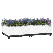 vidaXL polipropilén magaságyás 80 x 40 x 23 cm (153305) kerti tárolás