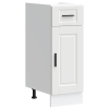 vidaXL Porto fehér szerelt fa konyhai alapszekrény (853937)