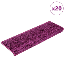 vidaXL Prémium Lila Lépcsőszőnyeg - 20 db - 65x21cm lakástextília