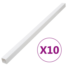 vidaXL PVC kábelcsatornák 100 x 40 mm 10 m villanyszerelés