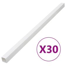 vidaXL PVC kábelcsatornák 50 x 25 mm 30 m villanyszerelés