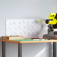 vidaXL Rácsos lemezek 2 pcs Ezüst 40 x 30 cm Alumínium lakástextília
