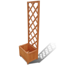 vidaXL Rácsos ültető 40 x 30 x 135 cm kerti tárolás