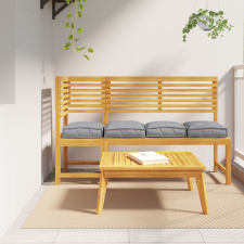 vidaXL Raklap Párnák 4 db Szürke 40x40x8 cm Oxford szövet kerti bútor