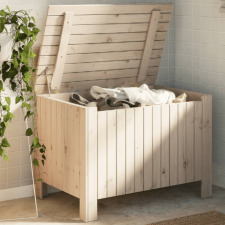 vidaXL RANA tömör fenyőfa tárolóláda fedéllel 80 x 49 x 54 cm bútor