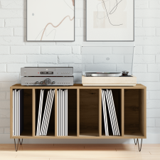 vidaXL Rekeszszekrény Régi Fa 100x38x48 cm Mérnöki Fa bútor